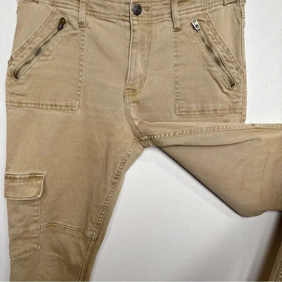 Abercrombie & Fitch Womens 0 Super Skinny  Mid Rise Cargo Khakis - Picture 8 of 13
